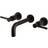 Kingston Brass KS8125DL Concord 2-Handle Wall Mount Bathroom Faucet Bronze
