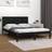 vidaXL Black Bed Frame 200 x 200 cm