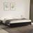 vidaXL Uden Madras Sort 200x200 cm Fløjl Sengeramme