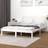 vidaXL Bed Frame White