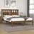 vidaXL Bed Frame without Mattress 200 x 200 cm Honey Brown