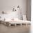 vidaXL Palleseng 120x190 cm Small Double Massivt Fyrretræ Hvid Sengeramme