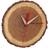 TFA Dostmann 60.3046.08 Quartz Oak, Wood Real wood Wall Clock