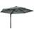 OutSunny Wall-Mounted Parasol Patio Umbrella with