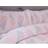 Rapport Leo Geometric Duvet Cover White, Grey, Pink