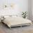 vidaXL Tyngdetæppe 200x200 cm 13 kg Stof Lys Cremefarve Tyngdedyne Hvid, Beige (200x200cm)