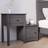 vidaXL Grey, 1 Bedside Table
