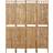vidaXL 4-Panels 160 x 180 cm Bambus Rumdeler