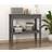 vidaXL Grey, 80 Pine Console Table