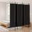 vidaXL Black, 240 6-Panel Room Divider