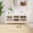 vidaXL White, 110 Pine Hall Settee Bench