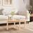 vidaXL brown, 87 Solid Pine Coffee Table