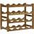 Homcom Free Standing Brown Wine Rack 43x38cm