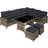 tectake nature/dark grey Outdoor Lounge Set