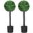 Homcom Boxwood Ball Trees Artificial Plant 2pcs