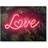 Art for the Home Tropical Neon Printed Framed Art