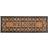 Fallen Fruits Rubber Coir Welcome Doormat Brown, Black