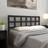 vidaXL black, 165.5 Pine Bed Headboard