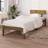 vidaXL Honungsbrun Massiv Furu 90x190 cm Sängram