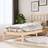 vidaXL brown, 90 Solid Pine Bed Frame Foundation