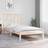 vidaXL brown, 90 Solid Pine Bed Frame Bed