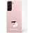 Karl Lagerfeld S23 Ultra S918 Hardcase Pink Rosa Silikone