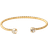 Caroline Svedbom Mini Twisted Bracelet - Gold/Transparent