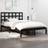 vidaXL black, 140 Solid Wood Bed Frame