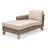 LifestyleGarden Garden Bahamas Chaiselong Teak/Natur med Beige Pude Sofa