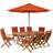 Beliani 8 Garden Patio Dining Set