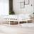 vidaXL white, 160 Solid Wood Bed Frame