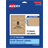 Avery Kraft Brown Rectangle Labels with Sure Feed 2 Labels