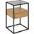 Living Home Randolf Natural/Black Sengebord 35x40cm