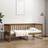 vidaXL Daybed 100 x 200 cm Massivt Fyrretræ Gyldenbrun Sofa