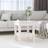 vidaXL White, 35 Solid Pine Coffee Table 35x35cm