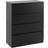 SECONIQUE Malvern Grey Chest of Drawer 80x100cm