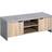 Homcom Wooden Stand Grey TV Bench 120x44cm