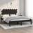 vidaXL black, 140 Solid Wood Bed Frame