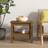 vidaXL honungsbrun 45x45x40 Soffbord