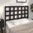 vidaXL black, 125.5 Pine Bed Headboard