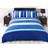 Signature Furnishings Double Detroit Set Duvet Cover White, Blue, Black