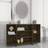 vidaXL Skänk rökfärgad Sideboard