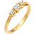 Elli Trio Ring - Gold/Diamonds