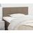 vidaXL taupe 90x5x78/88 Sänggavel