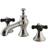 Kingston Brass KC7068PKX Duchess Widespread Bathroom Faucet Brushed Nickel