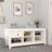 vidaXL 110x38x45.5 Solid Wood Pine Shoe Rack