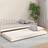 vidaXL vit 100x200 massiv furu Sängram