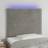 vidaXL med LED-lys 80x5x118/128 cm Sengegavl