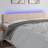 vidaXL med LED-lys 200x5x78/88 cm Sengegavl