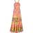 Farm Rio Mixed Print Tiered Maxi Dress